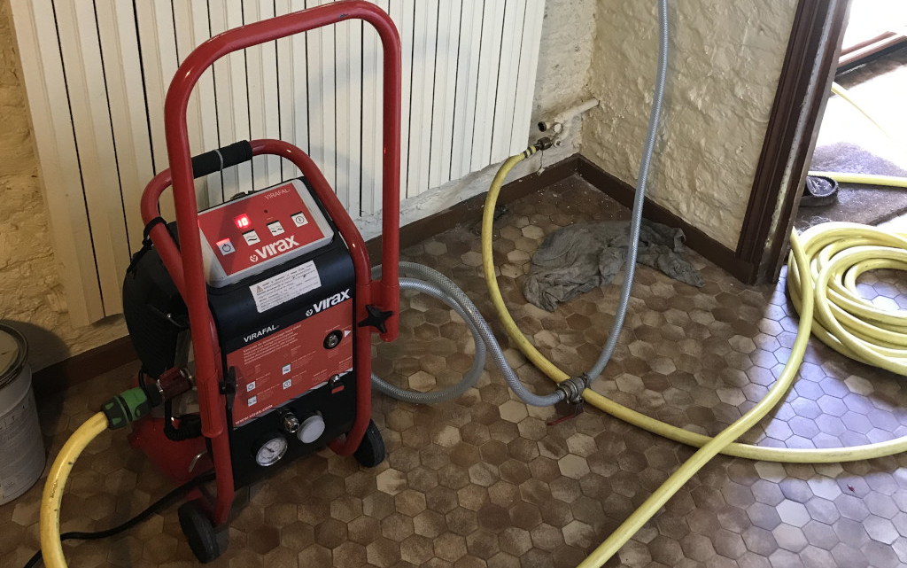 Désembouage d’un circuit de chauffage